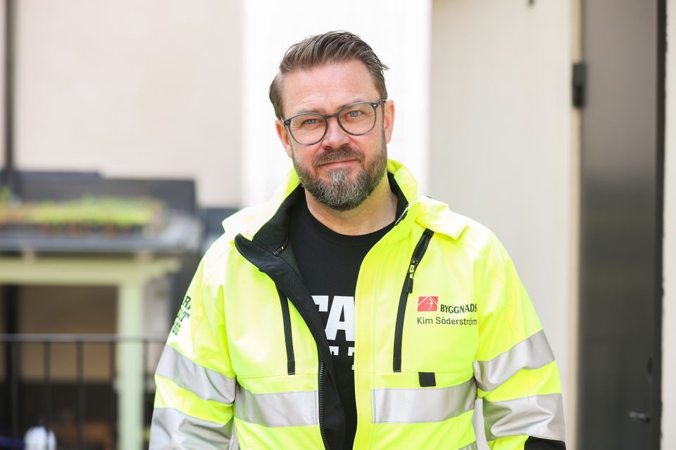 Kim Söderström, Byggnads förbundsordförande.