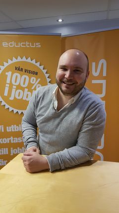 Jonny Skoglund, handledare och affärsutvecklare på Eductus