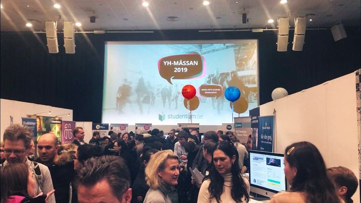 Studentum.se's YH-mässa på Clarion Hotel Sign i Stockholm.