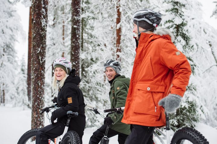 Testa på fatbiking upp till Finlands högsta topp. Foto: Juho Kuva/Visit Finland