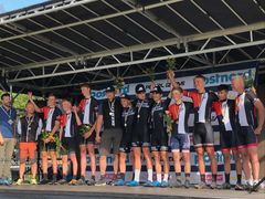 Prispallen på MTB-SM Stafett Senior 2019