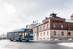 Linje 10 ersätts av linje 1 och 7. Resenärer får fortsatt snabba förbindelser till Skövde Centrum. Bild: Eddie Löthman