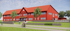 Illustration Ölmstadskolan.