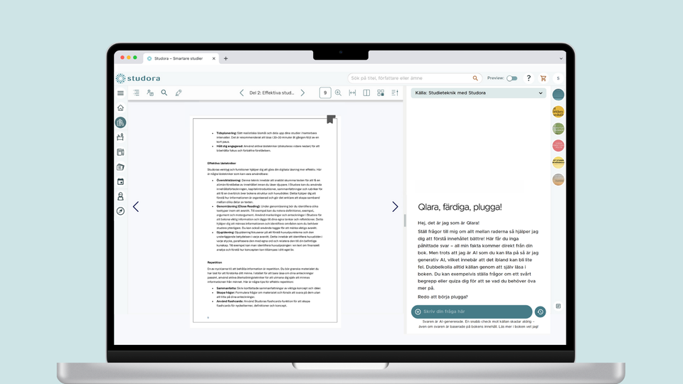 Studora laptop Qlara AI