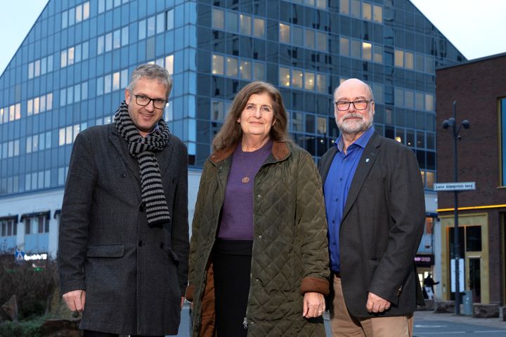 Mathias Bohman (S), Margareta Hamark (L) och Roland Storm (VB). Foto: Jesper Lundberg.