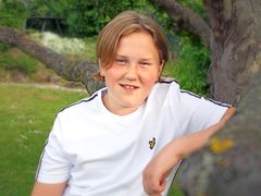 11-årige Albin Holmström är Majblommans knattereporter i Almedalen 2019 