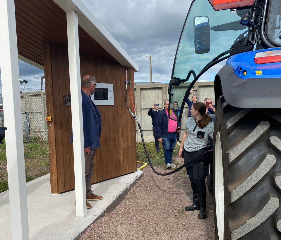 Invigning askfilteranläggning på Naturbruksskolan Sötåsen