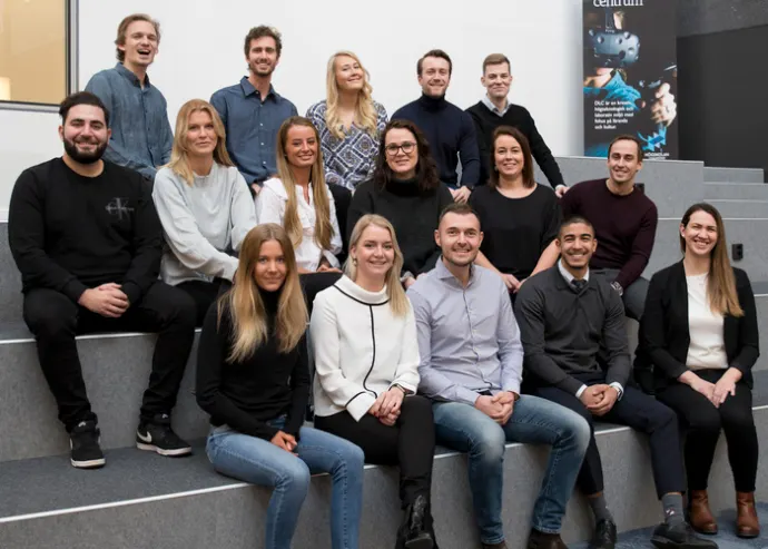 Avgångsstudenter vid Affärssystemprogrammet, som ska presentera sina projekt under Arena Affärssystem den 28 mars.