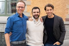 Emil Sunvisson, Adriano Duarte och Joakim Pops