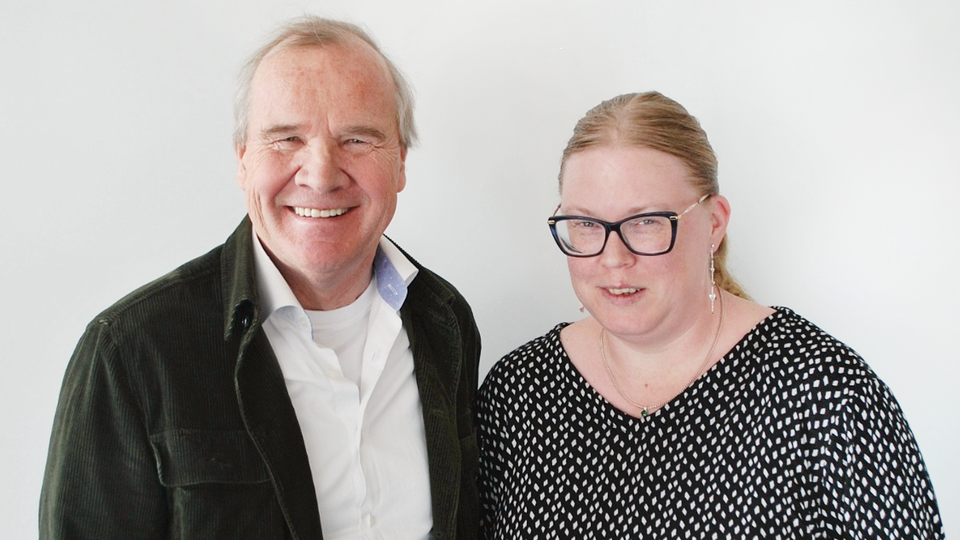 Anders Lago, förbundsordförande, Riksförbundet FUB och Elin Vesterlund, ordförande, Inre Ringen Sverige.