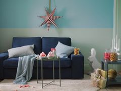 KIVIK 2-sitssoffa 3795:- HILLARED mörkblå.