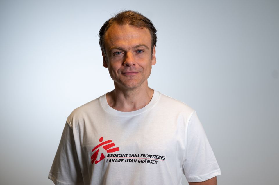 Peter Moberger, ordförande för Läkare Utan Gränser Sverige