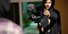 Medieutveckling är en viktig del av demokratibiståndet. Foto: IMS Afghanistan
