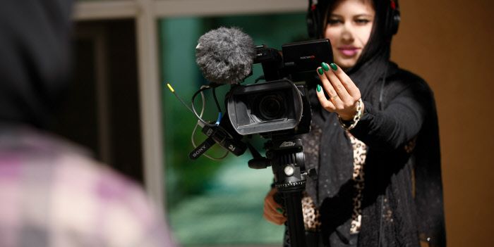Medieutveckling är en viktig del av demokratibiståndet. Foto: IMS Afghanistan