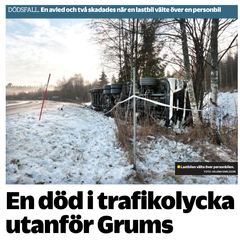 Mänsklig tragedi i Värmland.
