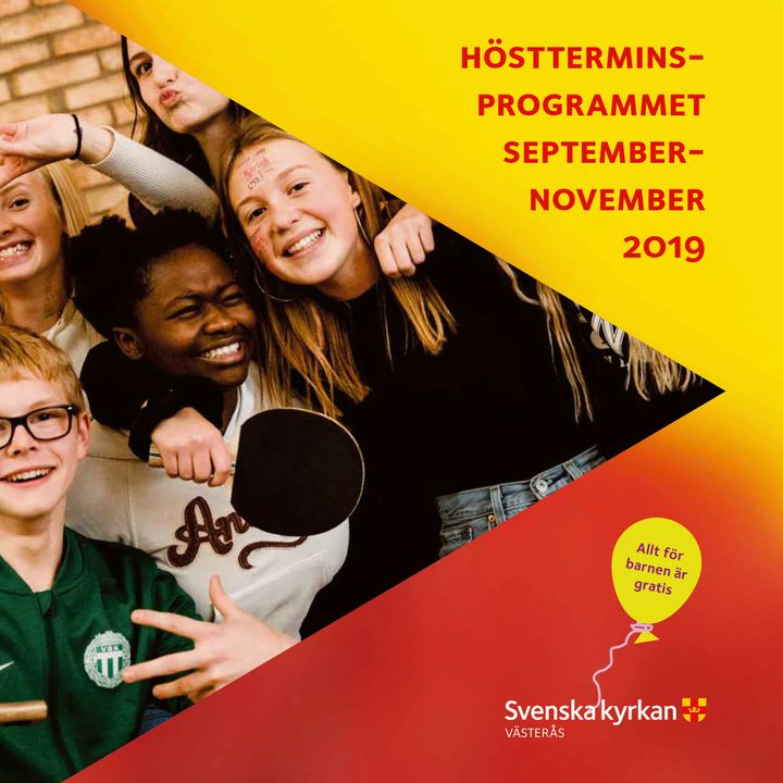 Allt som händer i Svenska kyrkan Västerås under hösten 2019.