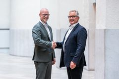Nicklas Haglund VD på Basalt och Johan Malmliden CEO Omegapoint Group.