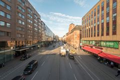Vasagatan före projektet. Vy från Klarabergsgatan. Foto: Lennart Johansson