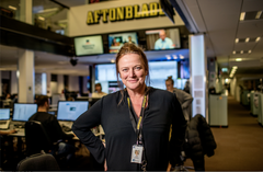 Lena K Samuelsson, chefredaktör och vd, Aftonbladet. Foto: Magnus Wennman