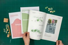 Region Skånes helhetsplan utemiljö för Malmö sjukhusområde. Arkitekt för planen: White och Tyréns. Foto: Region Skåne