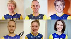 Sverige har ett starkt VM-lag i E-cycling där till exempel Cecilia Hansen (längst upp till höger) har ett VM-brons att försvara. Nu ser Svenska Cykelförbundets E-sport ut att komma med på SM-veckan i Skövde i januari 2023.