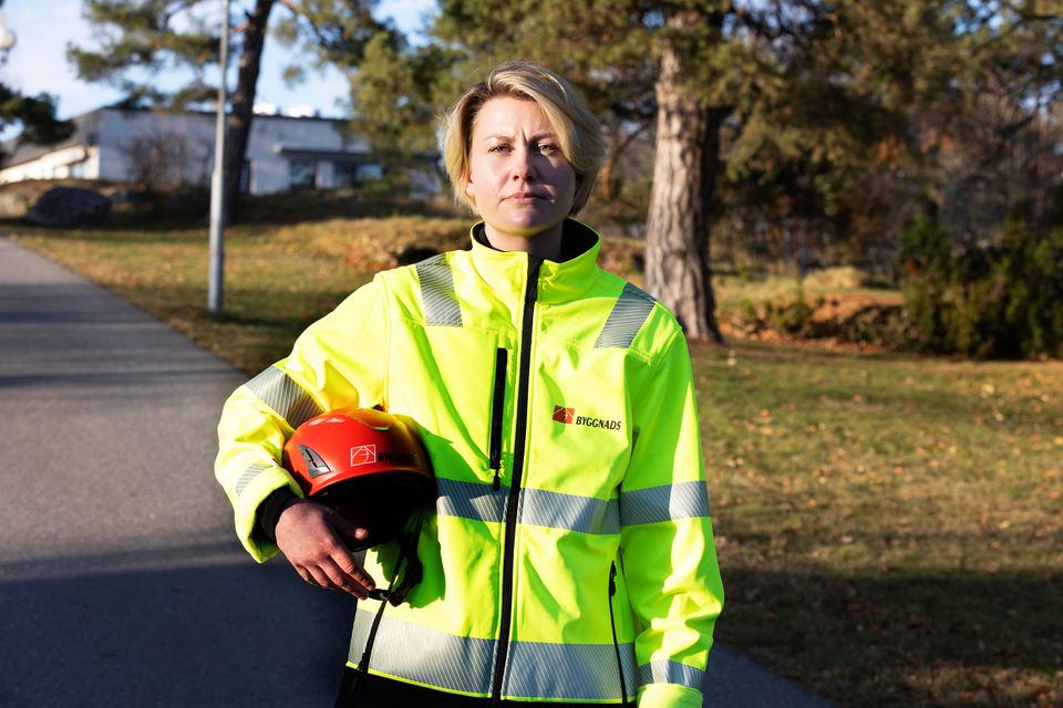 Lotta Jepsen Sjölander, tf ordförande Byggnads GävleDala