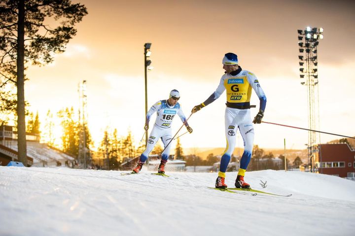 Zebastian Modin och Daniel Rickardsson. Foto: Anton Lernstål/Parasport Sverige