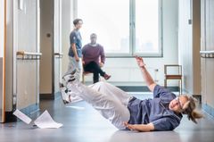 Forskningsstudien visar att träningsprogrammet Judo4Balance är en effektiv träningsform för att förebygga risken för fallolyckor och dess skadliga konsekvenser genom att bland annat förbättra arbetstagarnas balans, styrka och fallteknik.  Foto: Lars Classon, YMR.