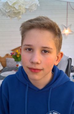 Måns Berglund, 12 år, Knivsta. Foto: Privat.