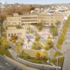 Os skola i Halden. Ill. White Arkitekter AB