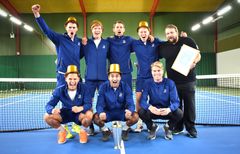 Fair Play TK:s guldlag Fotograf/Källa: Svenska Tennisförbundet