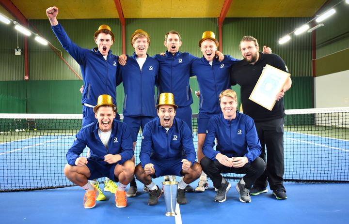 Fair Play TK:s guldlag Fotograf/Källa: Svenska Tennisförbundet