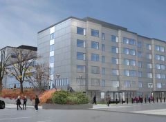 Polishuset i Rinkeby. Visionsbild: e.l.e arkitekter, Nina Kiiskinen