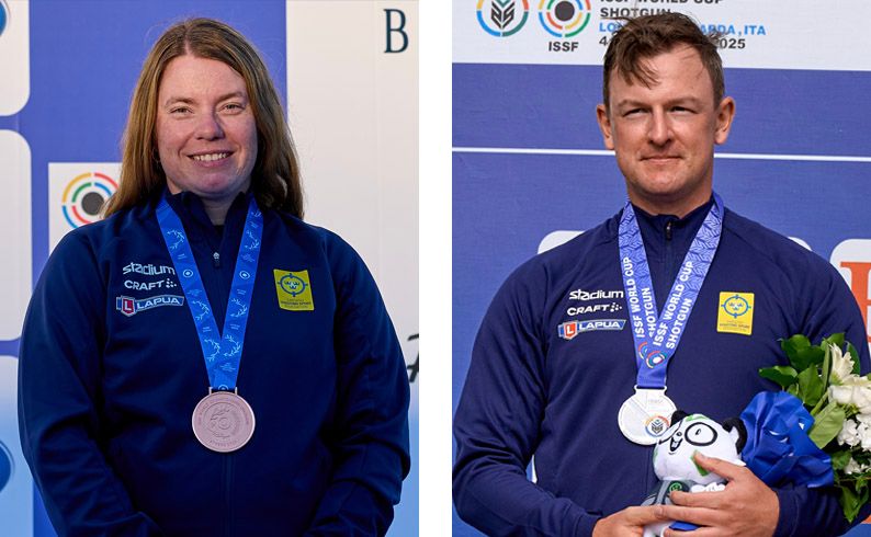 Victoria & Henrik i VC-final i skeet