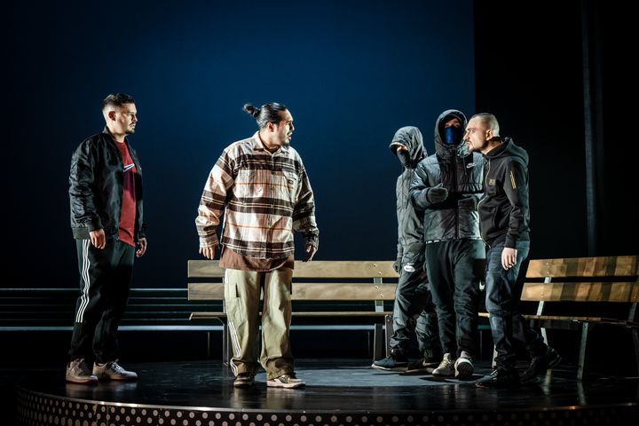 Ensemblen i "Bra där!". Foto: Sören Vilks