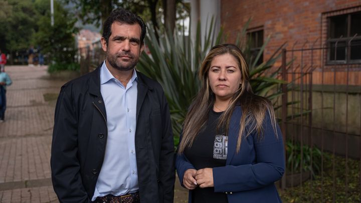 Chefen för Foro Penal, Alfredo Romero, och juristen Raquel Sánchez.