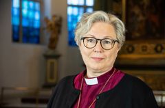 Biskop Eva Nordung-Byström ägnar veckan åt  verksamheten i Härnösands pastorat. Foto: Kerstin Stickler/Härnösands stift