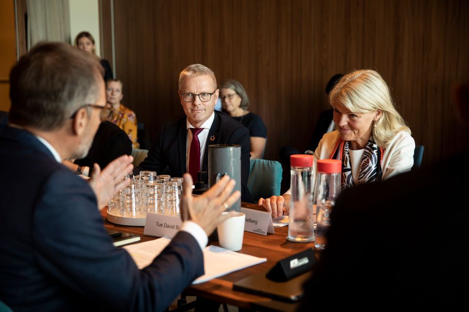 Anna Hallberg og Flemming Møller Mortensen