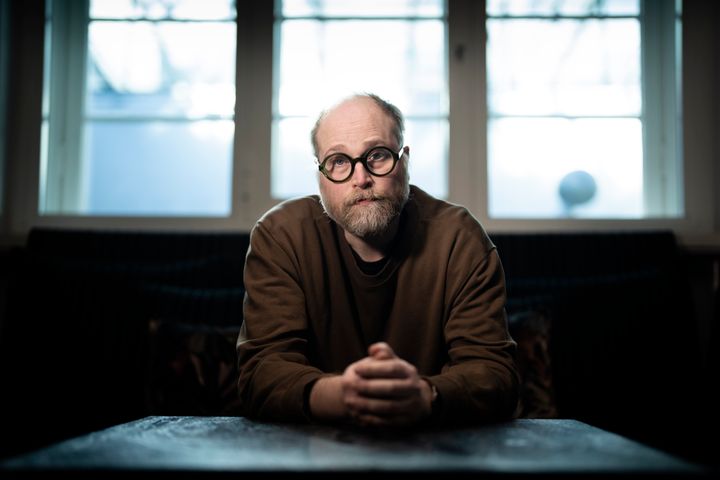 Författaren Andreas Lundberg får Aftonbladets litteraturpris 2021. Foto: Anders Deros/Aftonbladet
