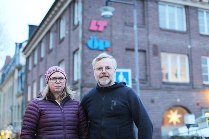 De nya chefredaktörerna Kristina Forsström och Peder Edvinsson. Foto: Jens Stenman