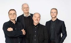 Författarna till Arkitektens handbok. Från vänster Jacob Hidemark, Anders Bodin, Martin Stintzing och Sven Nyström.