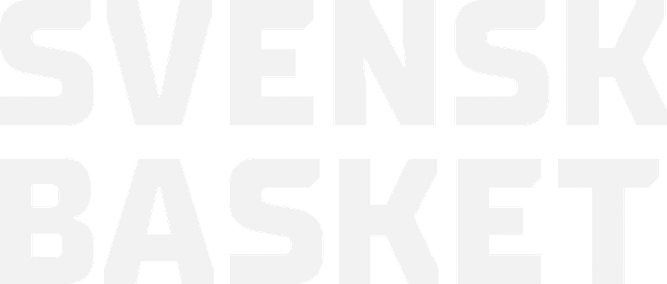 Svensk Basket - Ordbild - Negativ