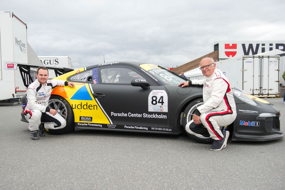 Blomqvist möter Blomqvist när Porsche Carrera Cup Scandinavia