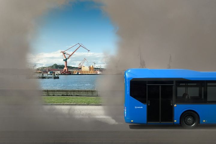 Under oktober börja de rena och tysta elbussarna att köra i Göteborg.