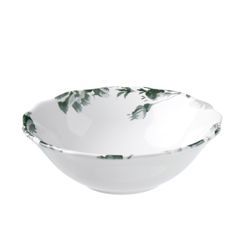 ARV skål 25:- 15 cm, vit/grön.