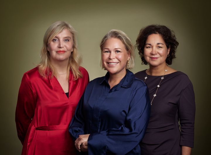 Från vänster: Helena Salomonson, Susanna Stubberöd, Sabina Rasiwala. Fotograf: Magnus Skoglöf