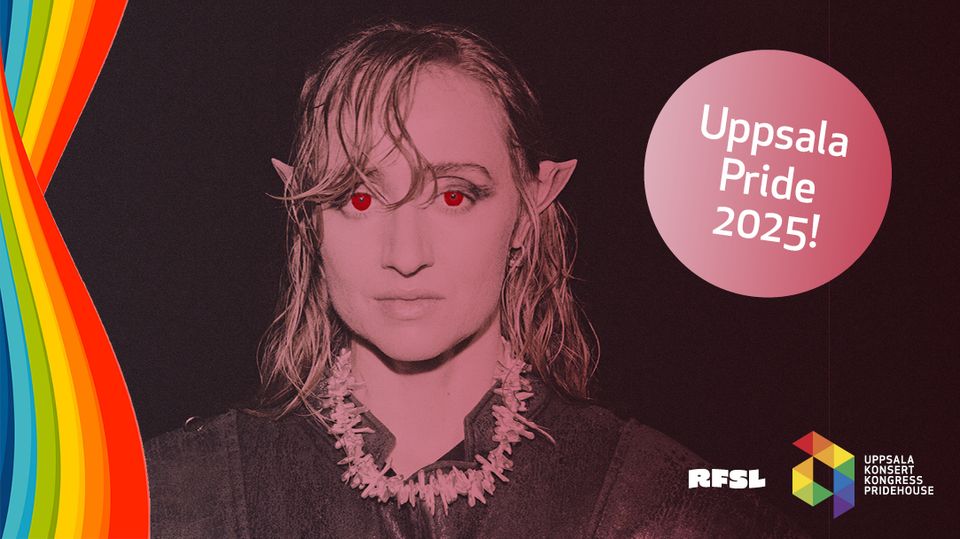 Uppsala Pride 2025 arrangeras av RFSL Uppsala och Uppsala Konsert & Kongress. Årets huvudartist är Silvana Imam. Foto: Isak Berglund Mattsson-Mårn