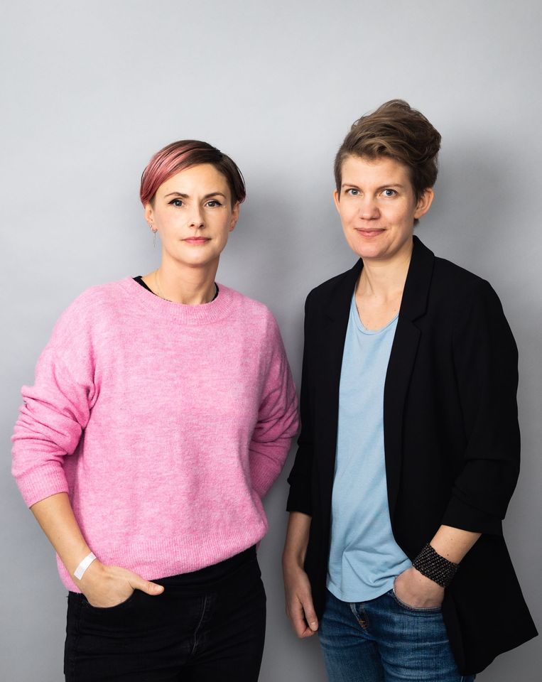 Carolina Hemlin och Ida Måwe chefredaktörer Ottar foto Nadja Hallström