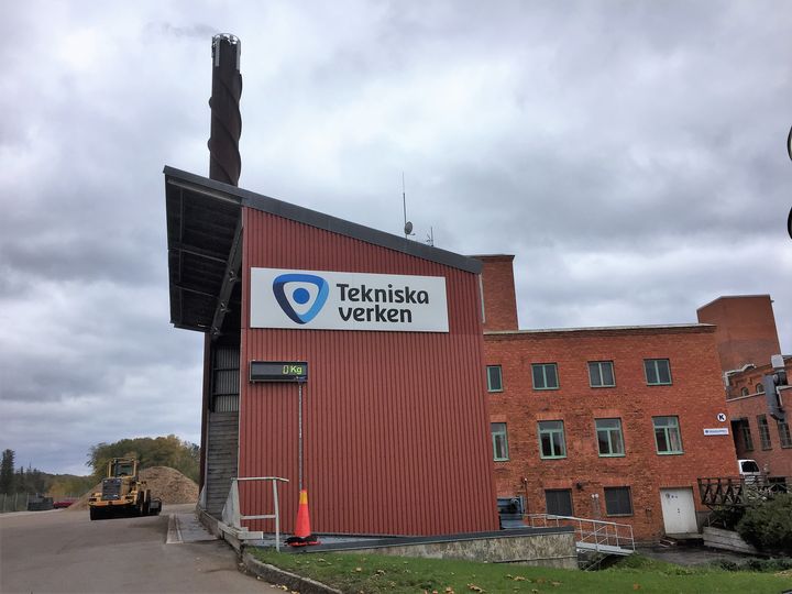 Bild: Fjärrvärmeanläggningen i Åtvidaberg