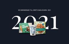 De nominerade produkterna  Årets Dagligvara 2021